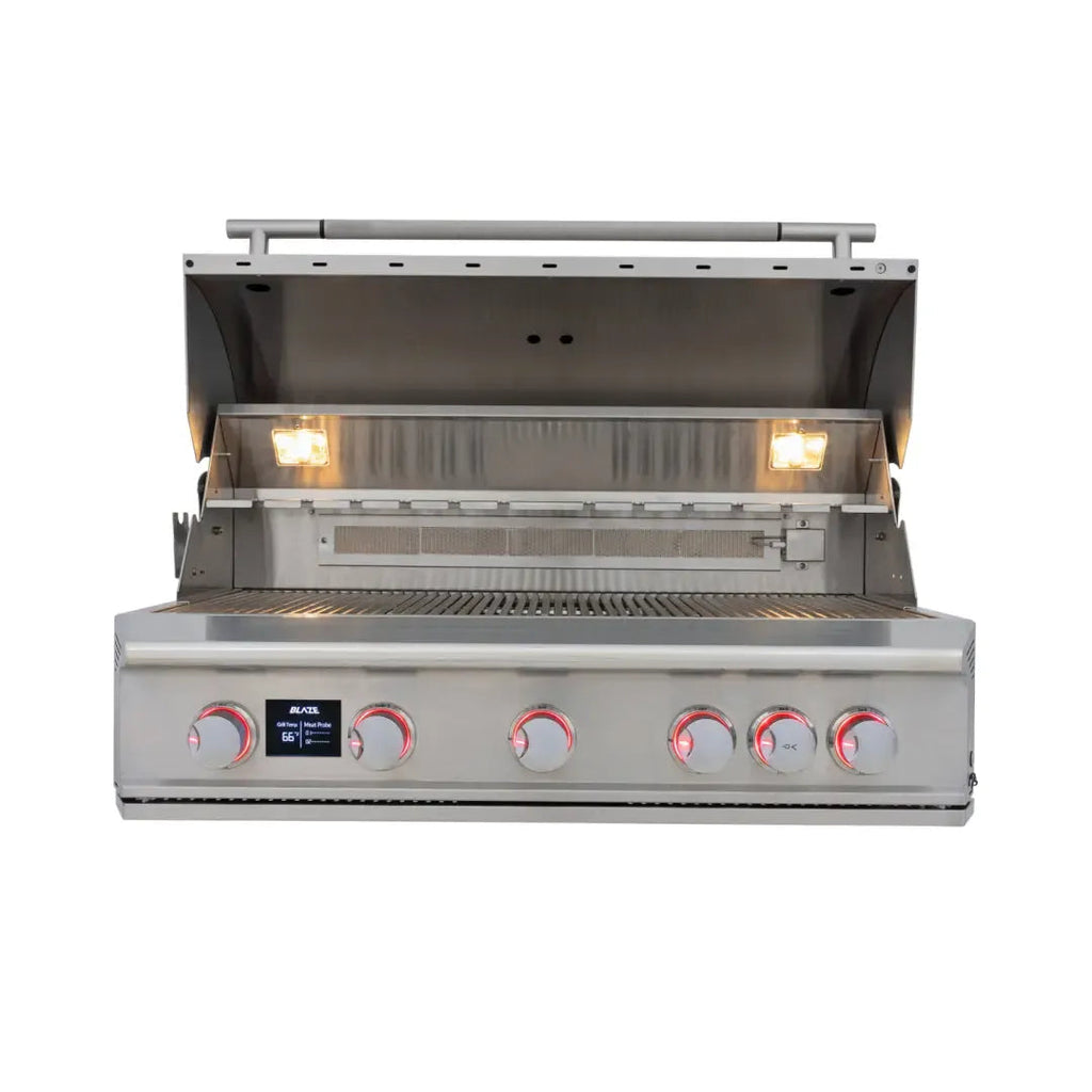 Blaze LTE PRO 40-Inch 5-Burner Built-In Propane Gas Grill with Rear Infrared Burner