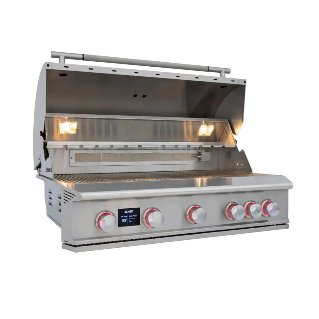Blaze LTE PRO 40-Inch 5-Burner Built-In Propane Gas Grill with Rear Infrared Burner