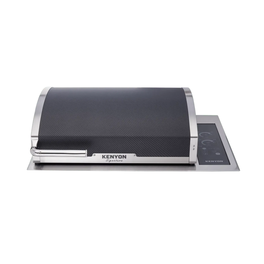Kenyon Signature 30-Inch Built-In 240V Electric Grill with IntelliKEN Touch Control and Lighted Stainless Steel Lid