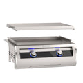 Fire Magic Echelon E660i 30-Inch Built-In Propane Gas Gourmet Griddle with Black Glass Finish
