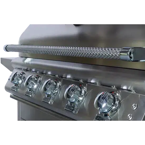 Buck Grill 40-Inch 5-Burner Freestanding Propane Gas Grill with Portable Cart