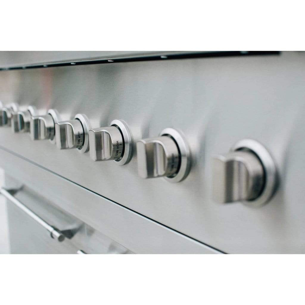 American Made Grills by Summerset Encore Series 54-Inch 8-Burner Built-In Hybrid Gas and Charcoal Grill