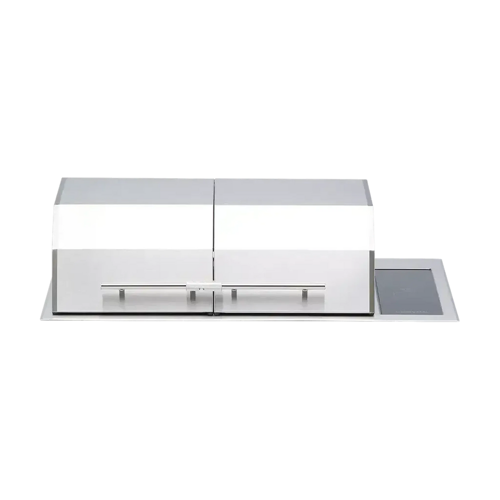 Kenyon Texan 30-Inch Built-In Electric Grill, 2-Burner Split-Lid with Precision Touch Control, 208V