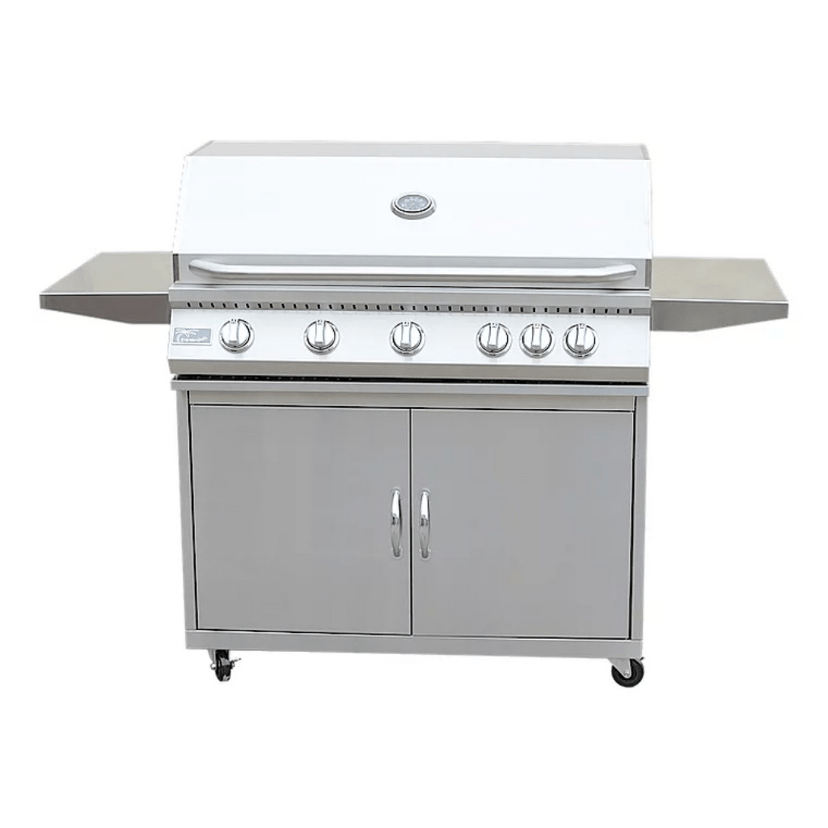 Kokomo Classic 40-Inch 5-Burner Freestanding Natural Gas BBQ Grill with Storage Cart