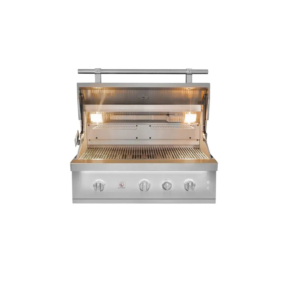 Summerset Quest Series 36-Inch Built-in Propane Gas Grill with Stainless Steel Construction