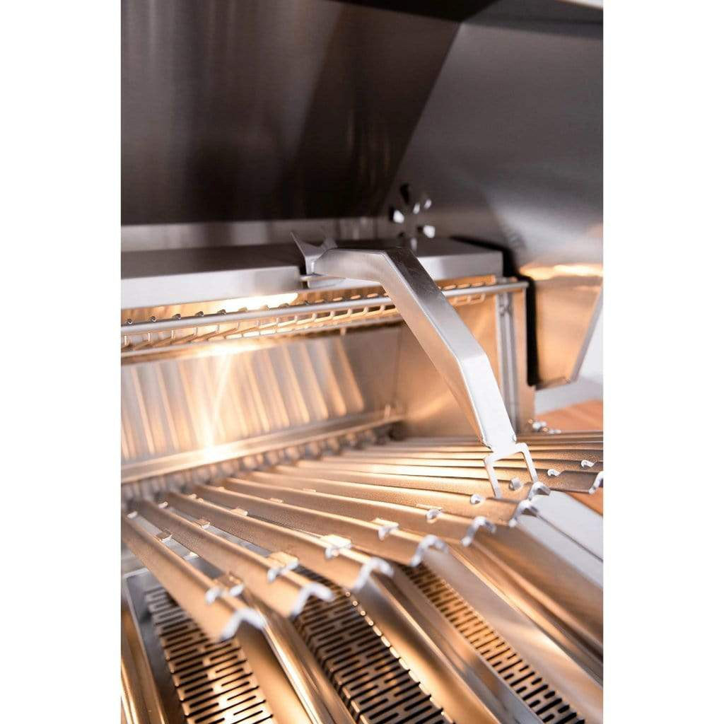 American Made Grills by Summerset Encore Series 54-Inch 8-Burner Built-In Hybrid Gas and Charcoal Grill