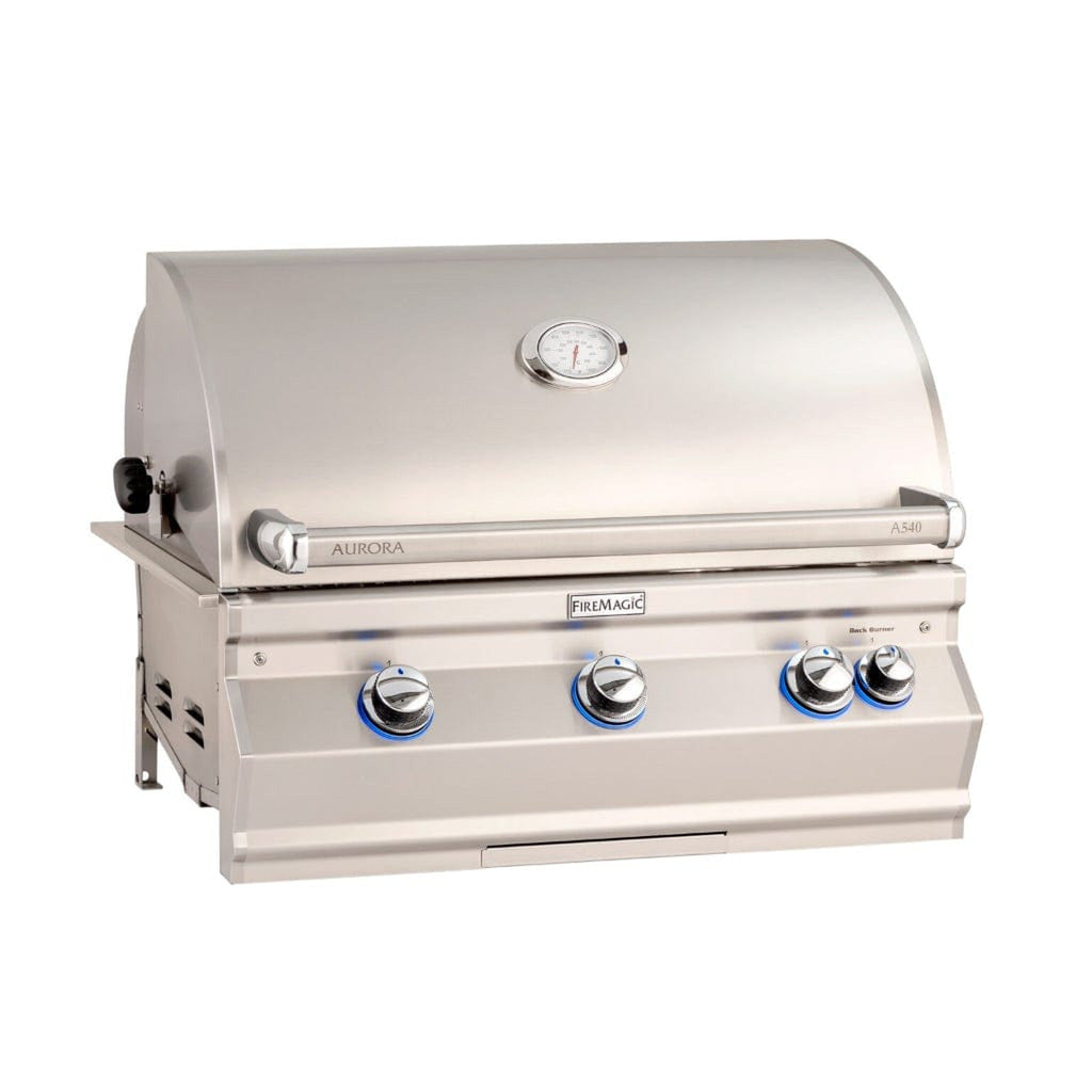 Fire Magic Aurora A660i 30-Inch Built-In Gas Grill with Rotisserie and Analog Thermometer