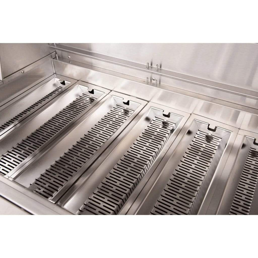 American Made Grills by Summerset Encore Series 54-Inch 8-Burner Built-In Hybrid Gas and Charcoal Grill