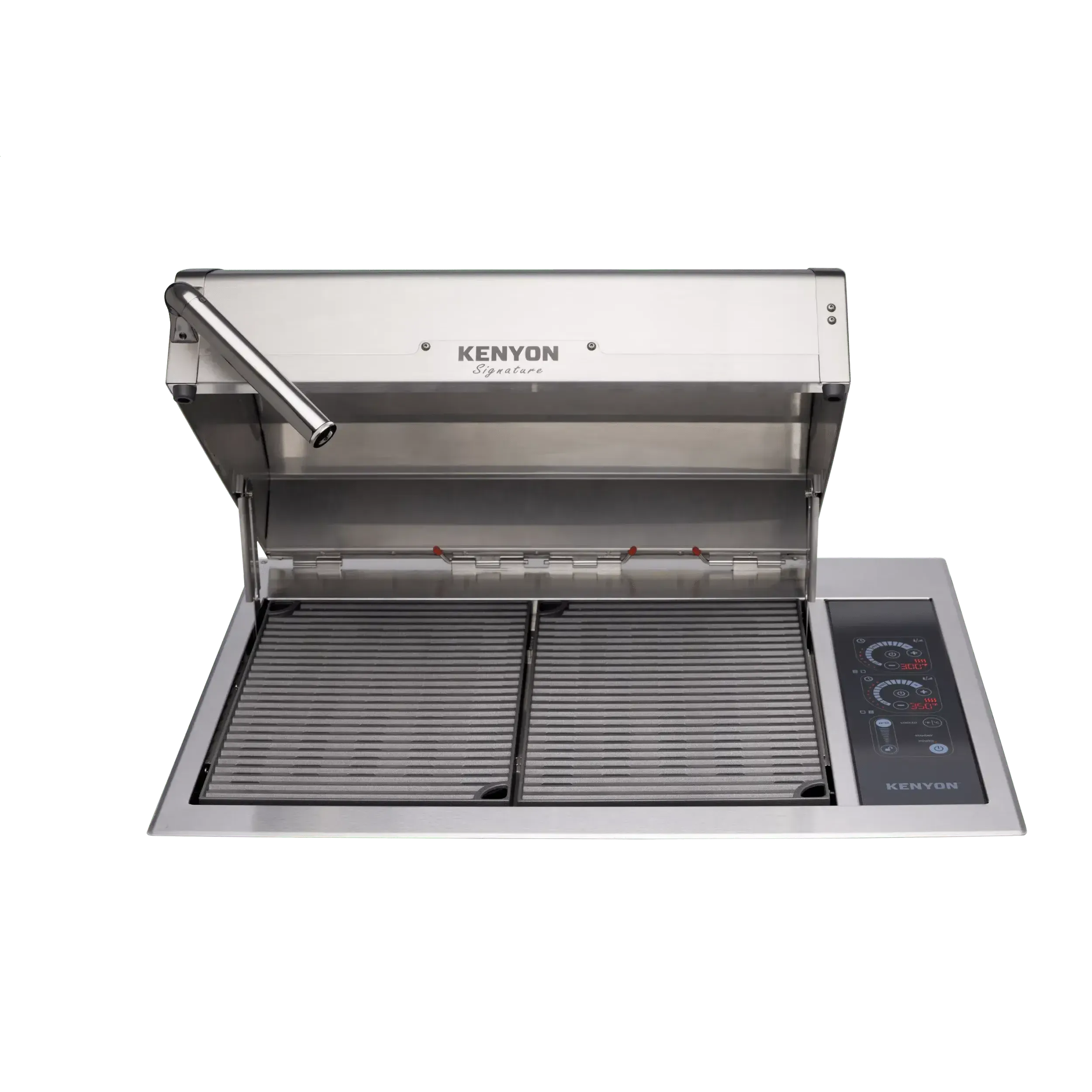 Kenyon Signature 30-Inch 2-Burner Built-In Electric Grill, 240V with IntelliKEN Touch Control and Carbon Fiber Lid