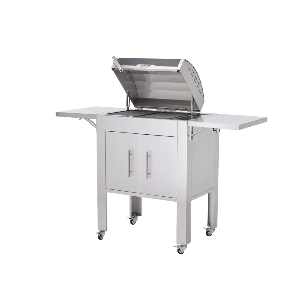 Kenyon Signature 60-Inch 2-Burner Freestanding 240V Electric Grill with IntelliKEN Touch Control and Carbon Fiber Lid