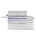 Summerset Encore Series 54-Inch 8-Burner American Made Freestanding Hybrid Gas Grill
