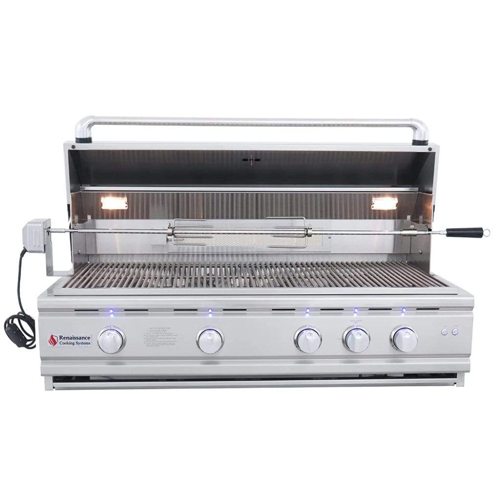 Renaissance Cutlass Pro Series 42-Inch 5-Burner Freestanding Liquid Propane Gas Grill