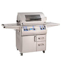 Fire Magic Echelon Diamond E660s 30-Inch 3-Burner Built-In Gas Grill with Side Burner, Rotisserie, and Digital Thermometer
