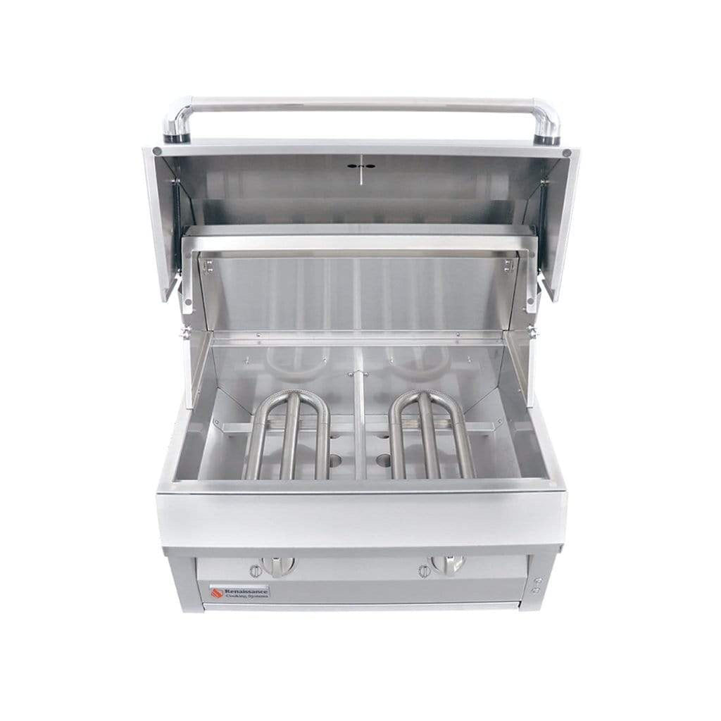 Renaissance ARG Series 30-Inch Built-In Natural Gas Grill with 2 High-Performance Burners