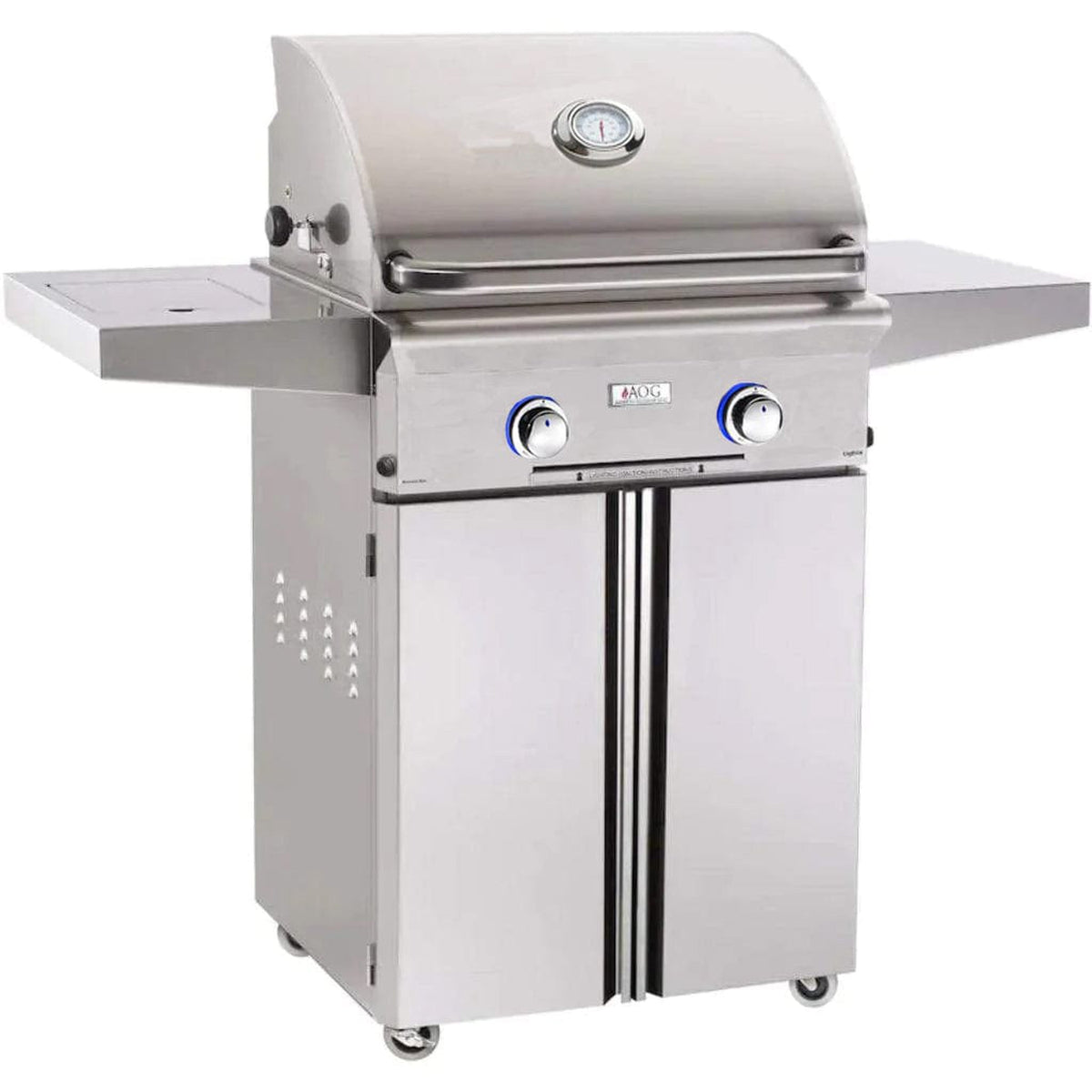 American Outdoor Grill 24-Inch L-Series Portable 2-Burner Propane Gas Grill with Stainless Steel Construction