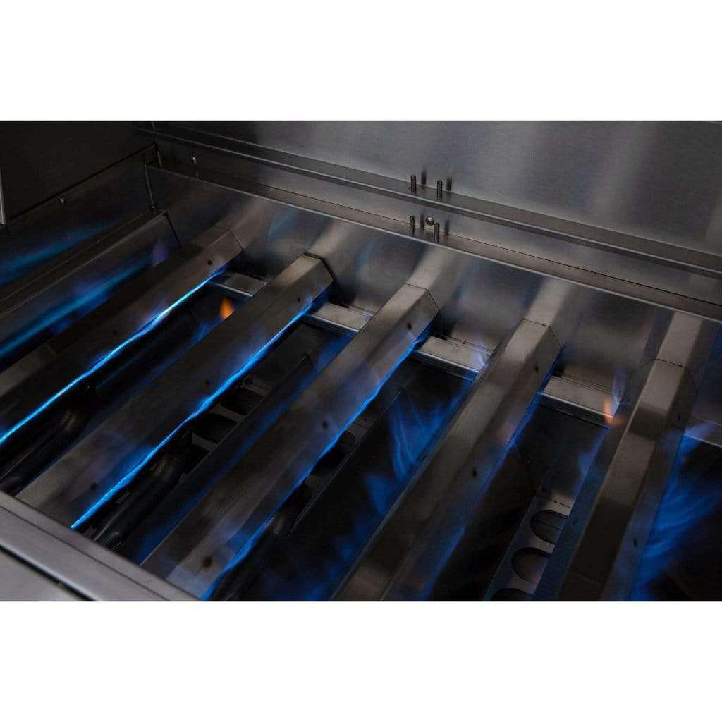American Made Grills by Summerset Encore Series 54-Inch 8-Burner Built-In Hybrid Gas and Charcoal Grill