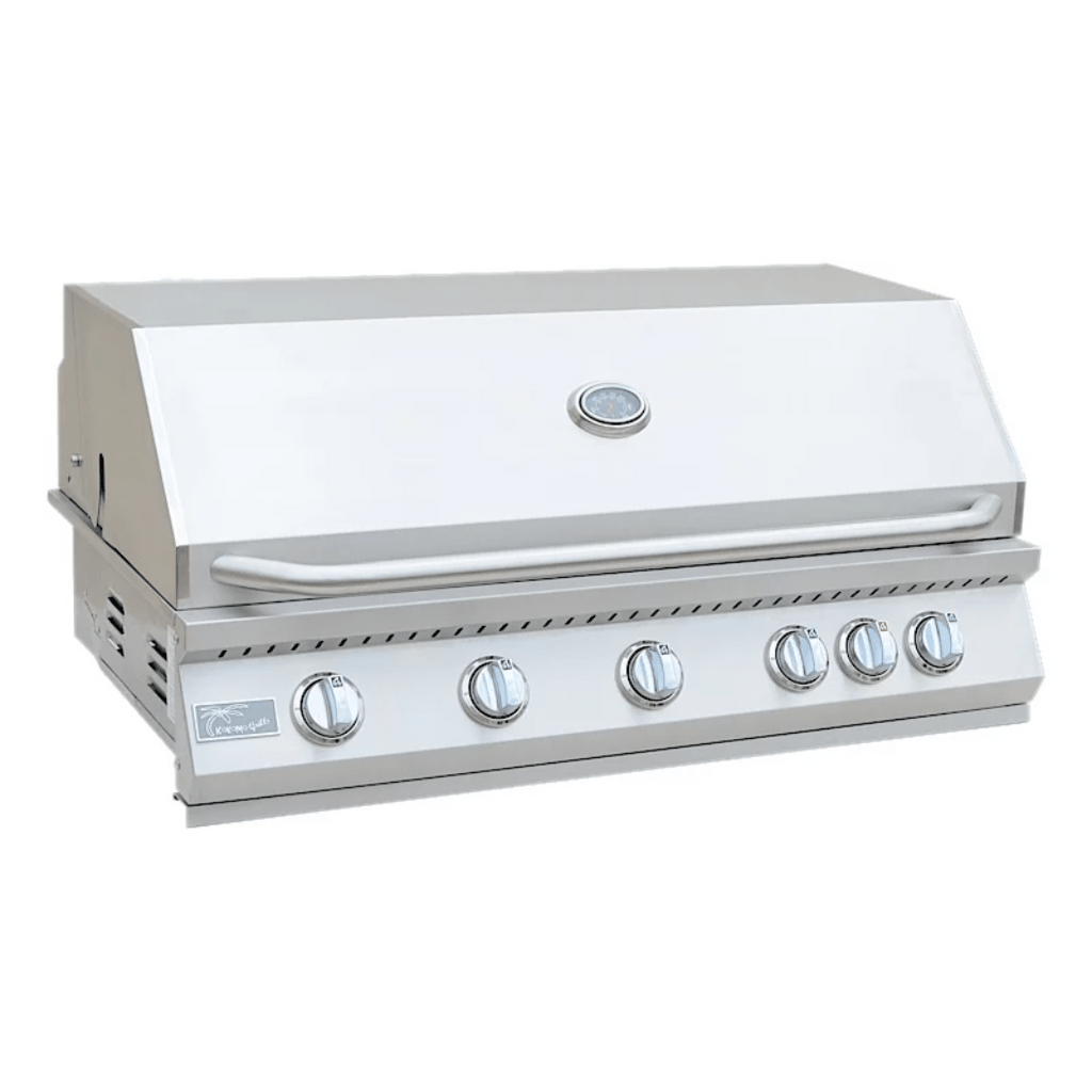 Kokomo Classic 40-Inch 5-Burner Freestanding Natural Gas BBQ Grill with Storage Cart