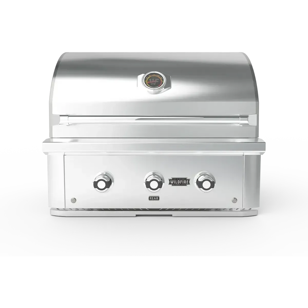 Wildfire Ranch Pro 30-Inch Built-In Stainless Steel Natural Gas Grill