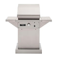 TEC Patio FR 26-Inch Stainless Steel Natural Gas Infrared Grill with Pedestal and Side Shelves