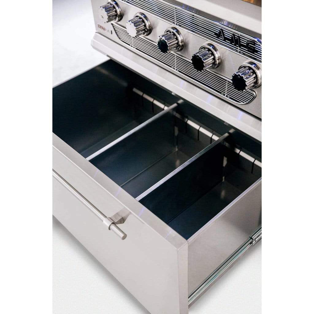 American Made Grills by Summerset Muscle Series 36-Inch Freestanding Hybrid Gas and Charcoal Grill