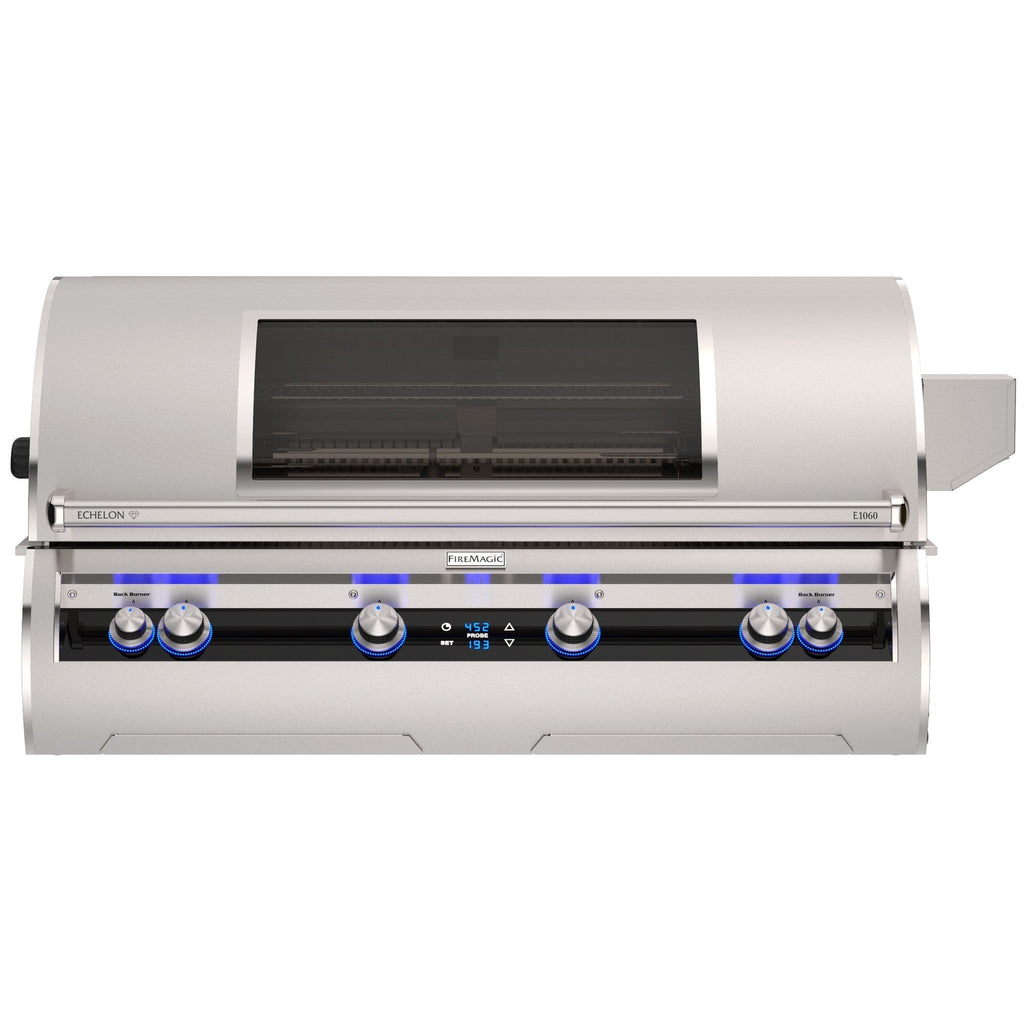 Fire Magic Echelon Diamond E1060i 48-Inch 4-Burner Built-In Gas Grill with Digital Thermometer and Optional Magic View Window