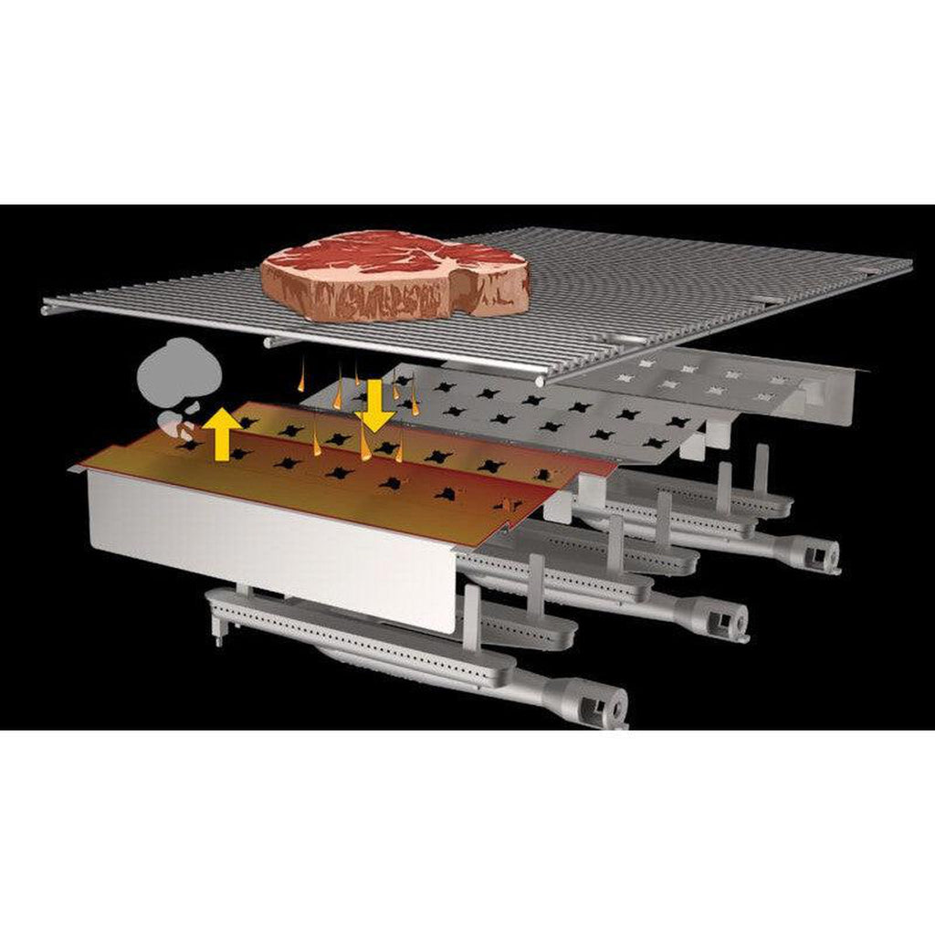 Fire Magic Echelon Diamond E1060i 48-Inch 4-Burner Built-In Gas Grill with Analog Thermometer and Optional Magic View Window