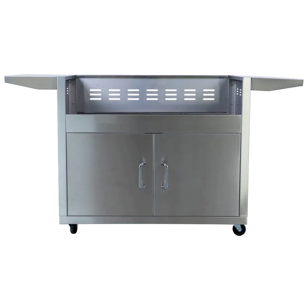 Buck Grill 40-Inch 5-Burner Freestanding Propane Gas Grill with Portable Cart
