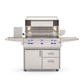Fire Magic Echelon Diamond E790s 36-Inch Portable Natural Gas Grill with Analog Thermometer, Single Side Burner, and Magic View Window