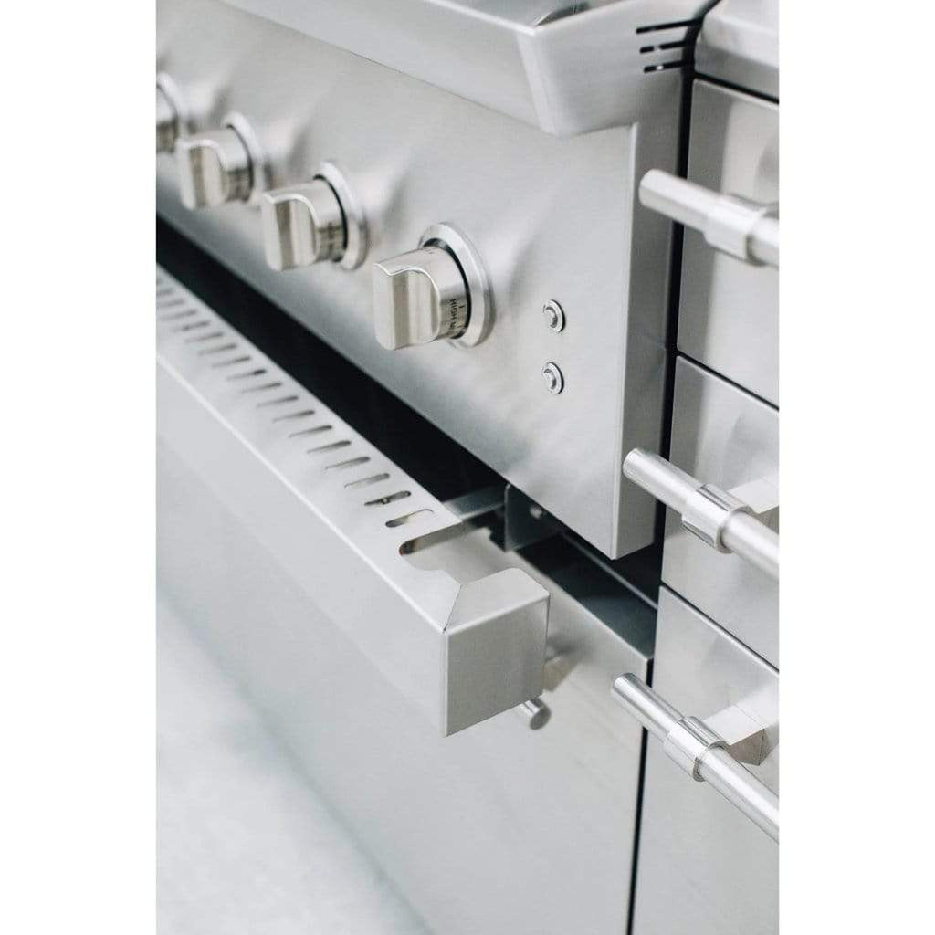 Summerset Encore Series 54-Inch 8-Burner American Made Freestanding Hybrid Gas Grill