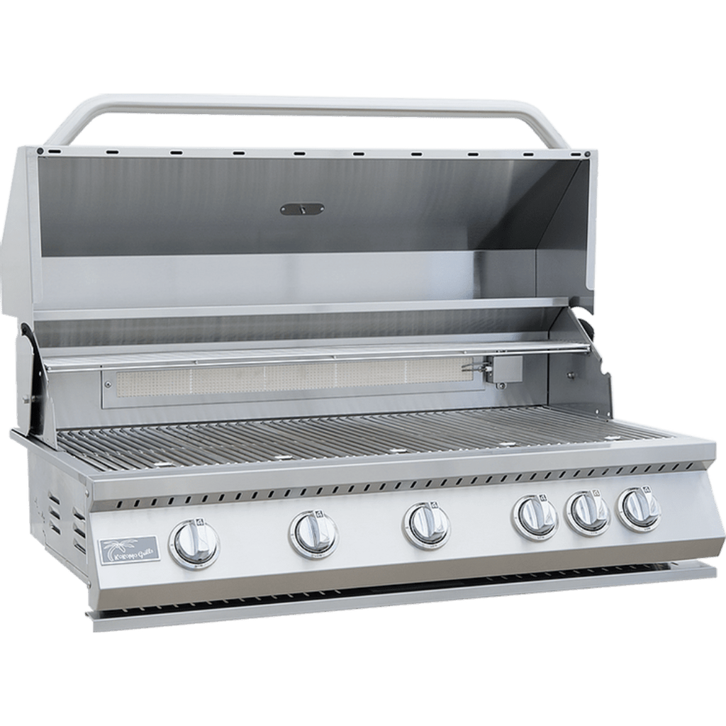 Kokomo Classic 40-Inch 5-Burner Freestanding Natural Gas BBQ Grill with Storage Cart
