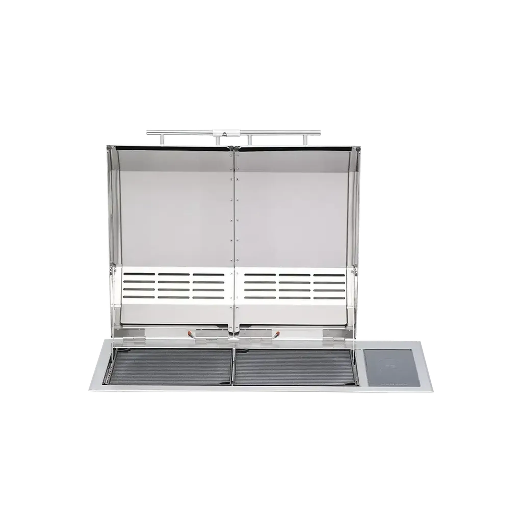 Kenyon Texan 30-Inch Built-In Electric Grill, 2-Burner Split-Lid with Precision Touch Control, 208V