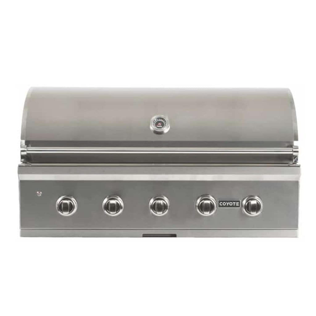 Coyote C-Series 42-Inch 5-Burner Built-In Natural Gas Grill with Infinity Burners