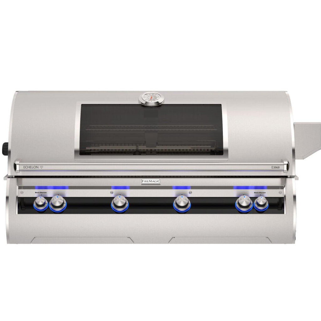 Fire Magic Echelon Diamond E1060i 48-Inch 4-Burner Built-In Gas Grill with Analog Thermometer and Optional Magic View Window