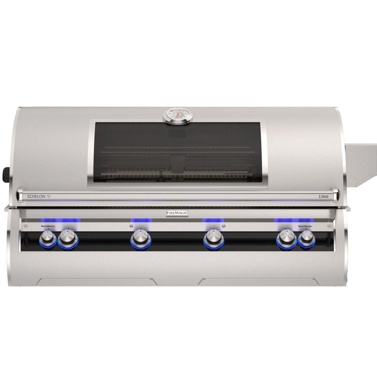 Fire Magic Echelon Diamond E1060i 48-Inch 4-Burner Built-In Gas Grill with Analog Thermometer and Optional Magic View Window