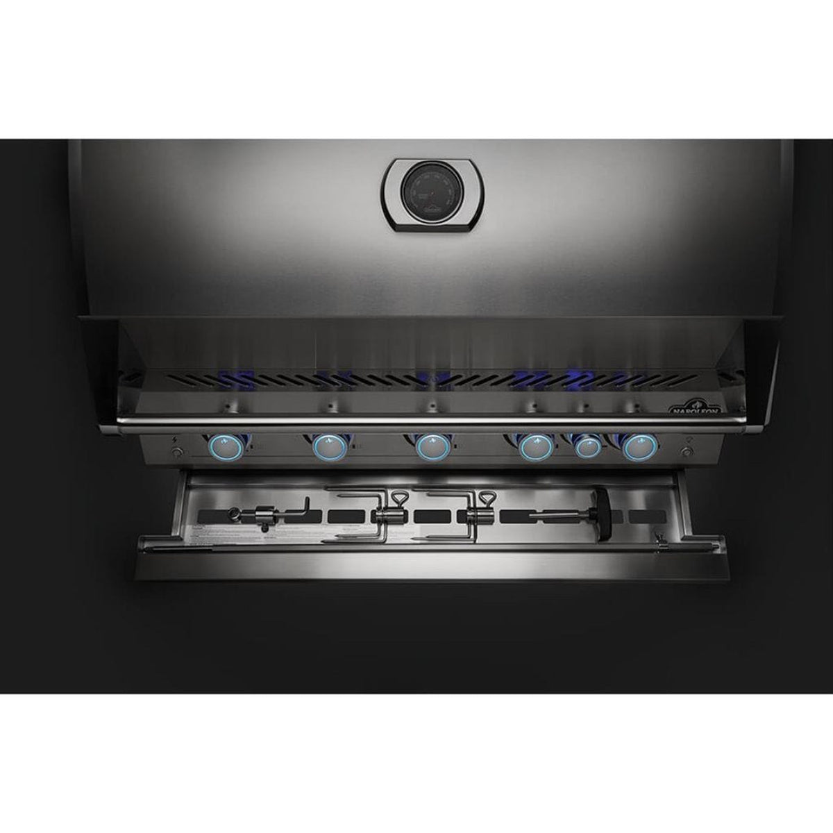 Napoleon 38-Inch Built-in 700 Series Gas Grill with Infrared Rear Burner and Stainless Steel Construction