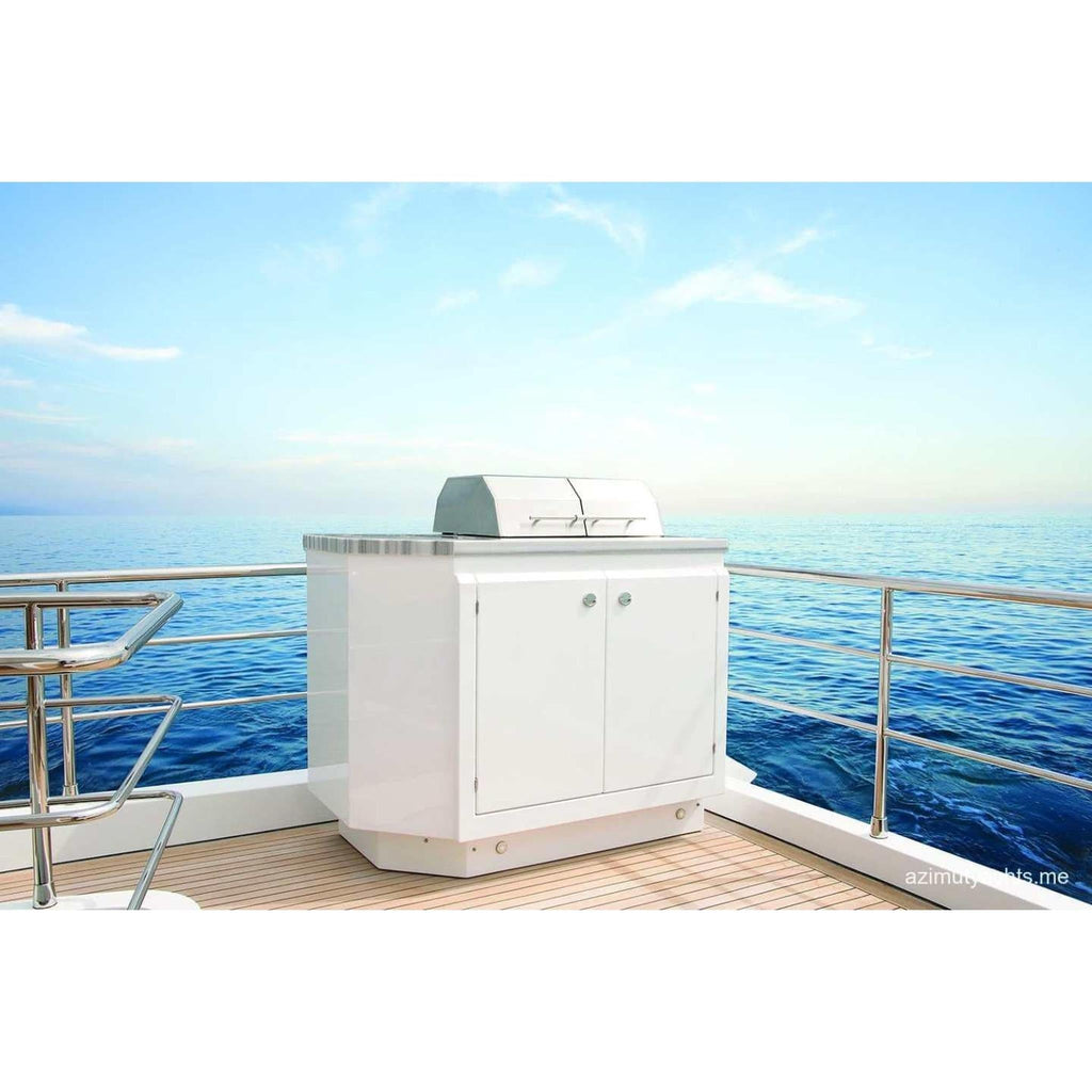 Kenyon Texan 30-Inch Built-In Electric Grill, 2-Burner Split-Lid with Precision Touch Control, 208V