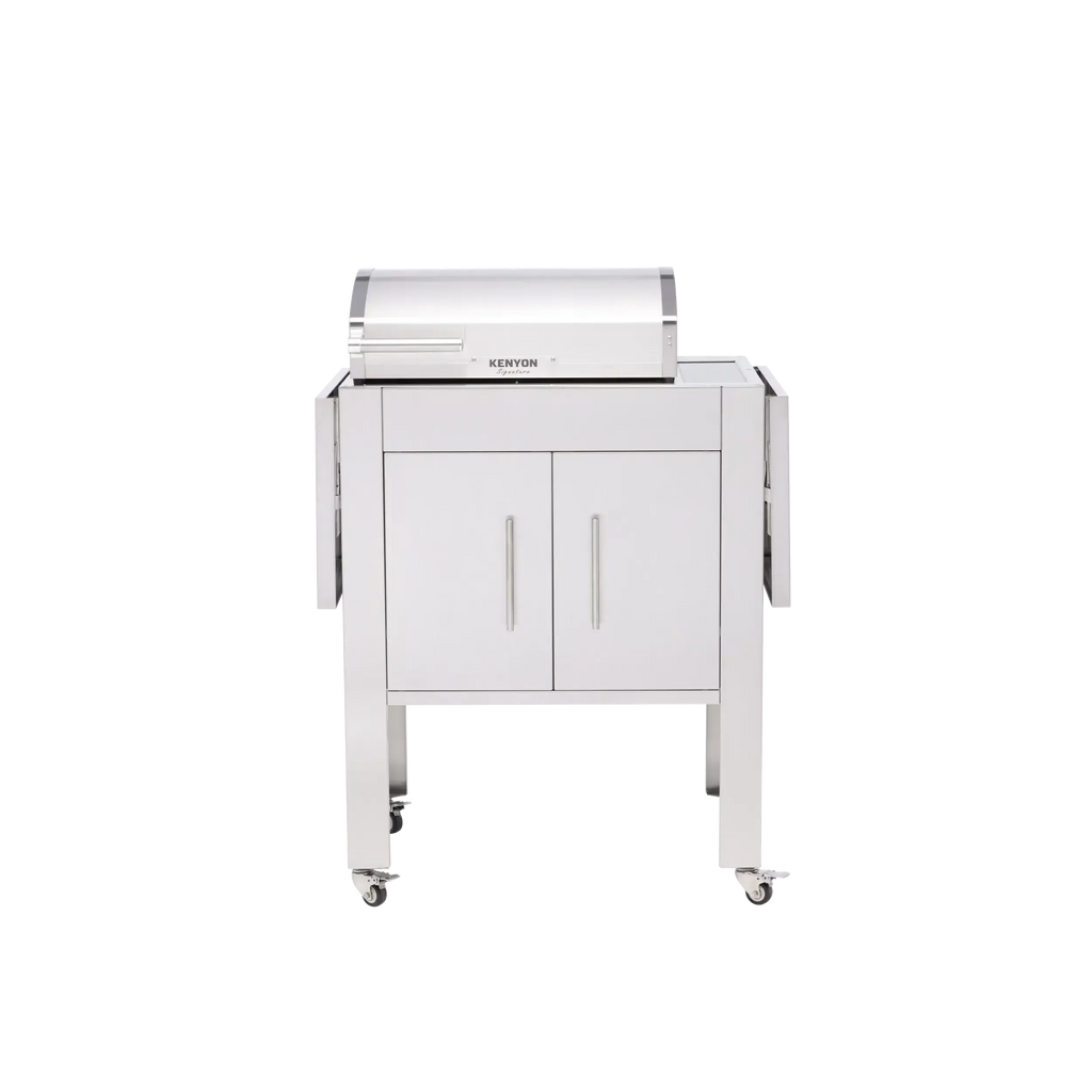 Kenyon Signature 60-Inch 2-Burner Freestanding 240V Electric Grill with IntelliKEN Touch Control and Carbon Fiber Lid