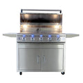 Buck Grill 40-Inch 5-Burner Freestanding Propane Gas Grill with Portable Cart