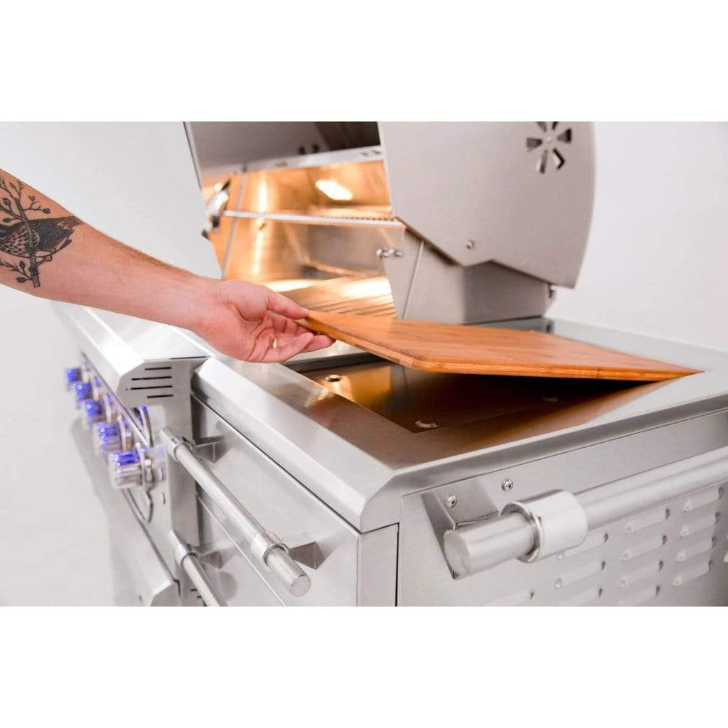 American Made Grills by Summerset Muscle Series 36-Inch Freestanding Hybrid Gas and Charcoal Grill